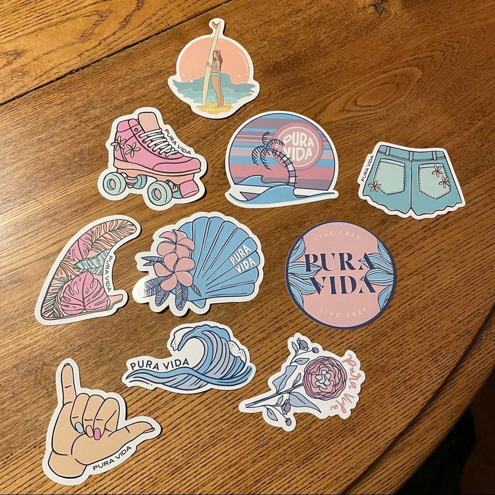 Pura Vida Sticker Pack Limited Edition